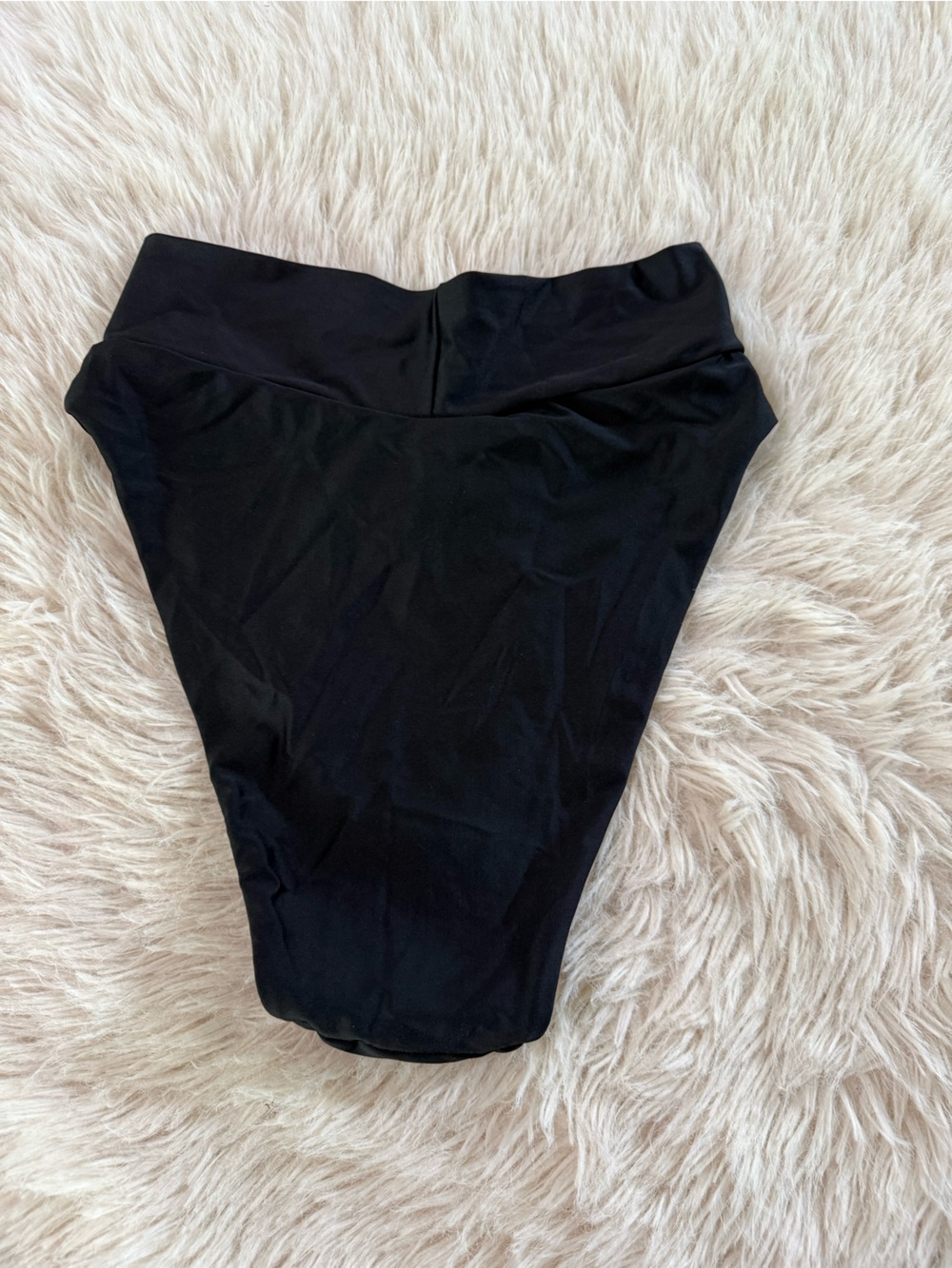 aerie Black High-Waist Bikini Bottoms - Picture 2 of 3